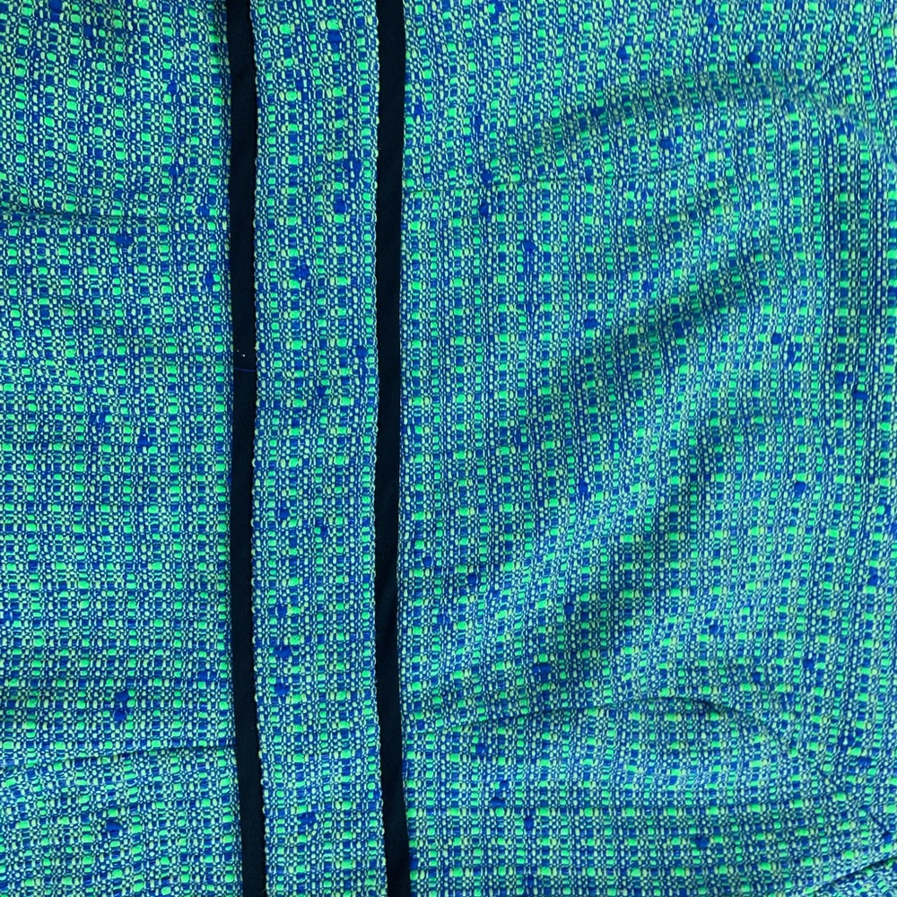 2/$30 Topshop Tweed Dress Size 10 Green & Blue - Picture 5 of 7